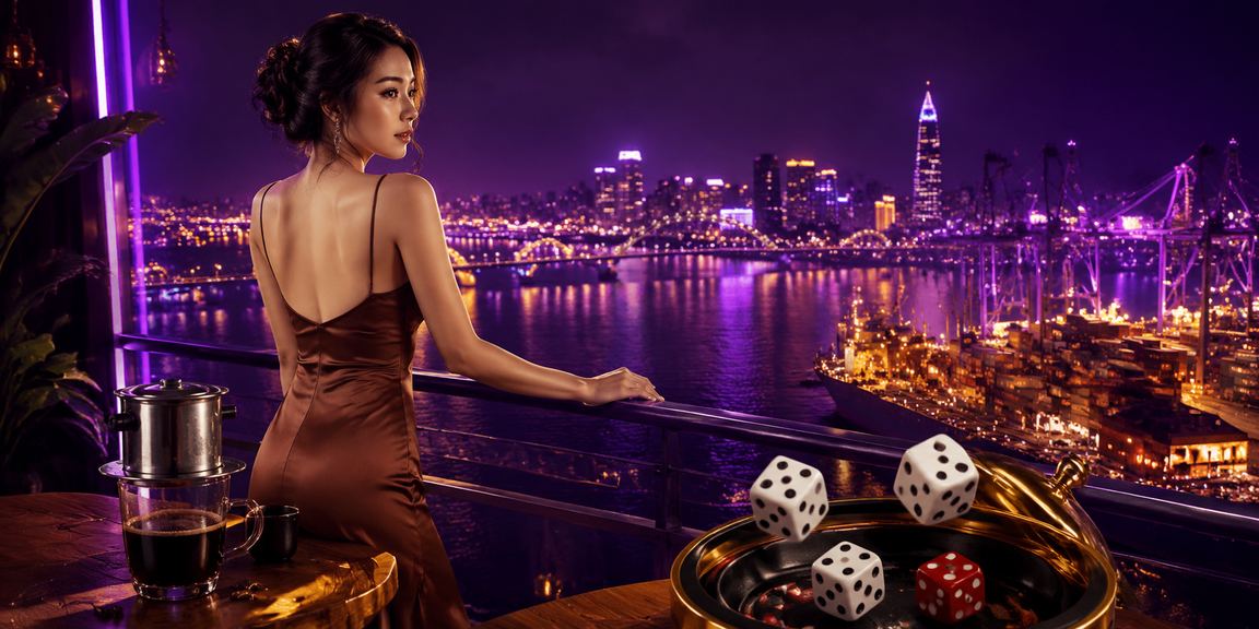 Người dùng Hải Phòng chơi tài xỉu trên ứng dụng di động bên ly cà phê