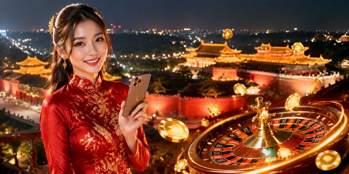 Người chơi tại Huế trải nghiệm roulette trong trang phục áo dài truyền thống